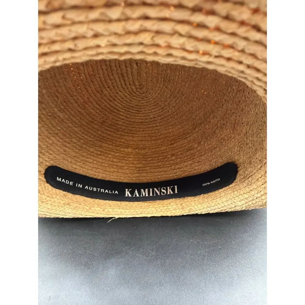 Helen Kaminski Raffia Hat Women’s Small 53 cm US 6 5/8 Travel Sun Hat Australia
